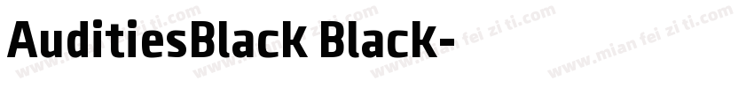 AuditiesBlack Black字体转换